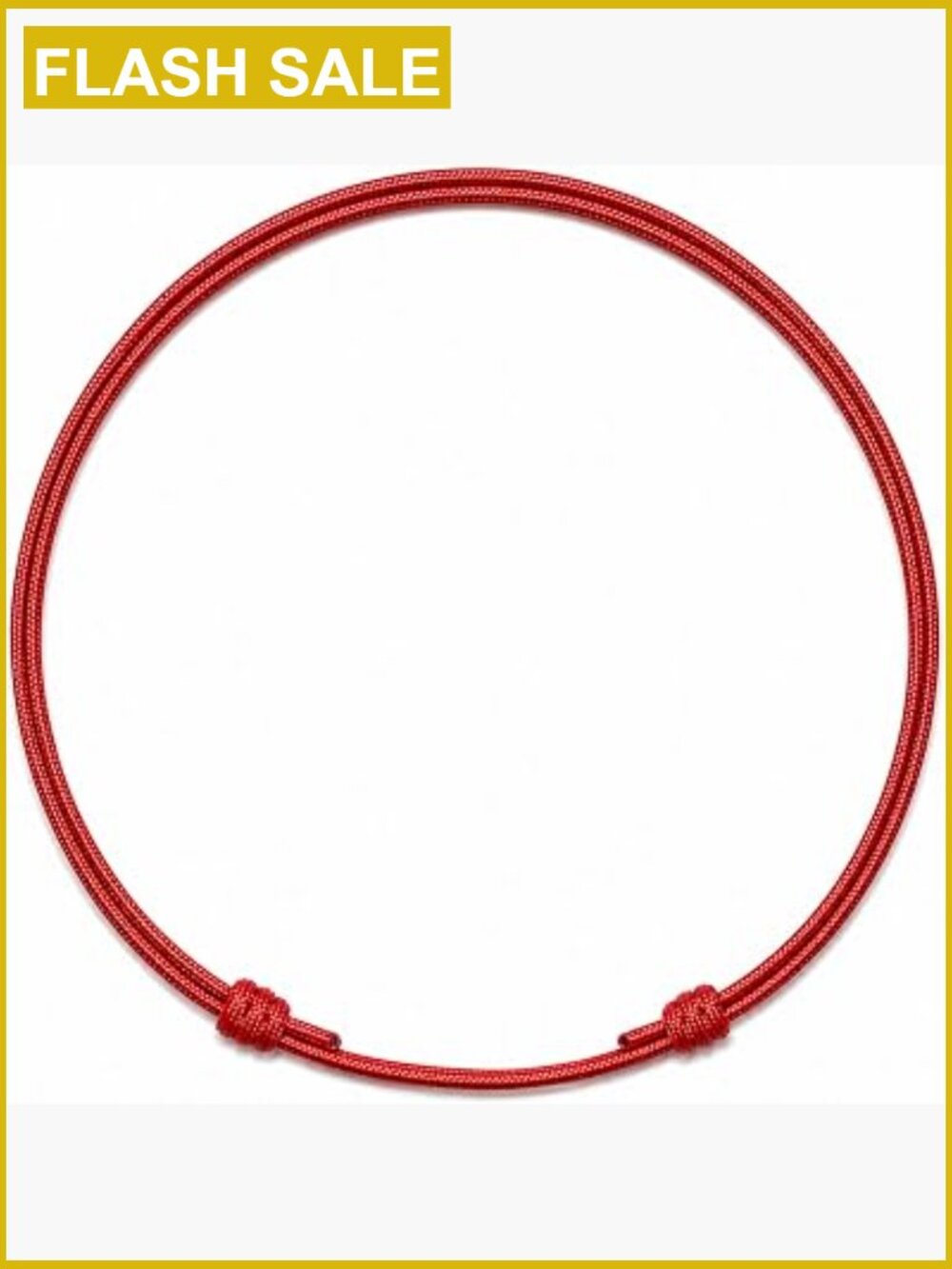 Adjustable Red String Anklet, Waterproof Nylon Cord, Unisex Beach Jewelry Good